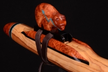 Olive Native American Flute, Minor, Low E-4, #G6C